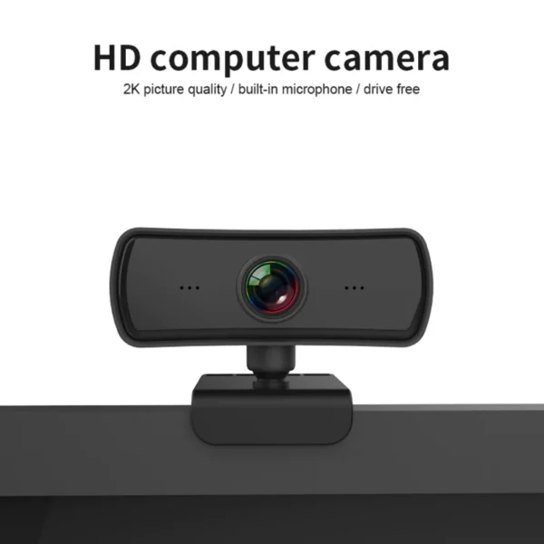 Full HD 2K Webcam with Microphone